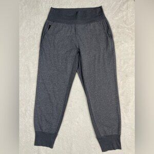 Athleta Gray Venice High Rise Jogger Pants Women size M Athleisure Athletic gym